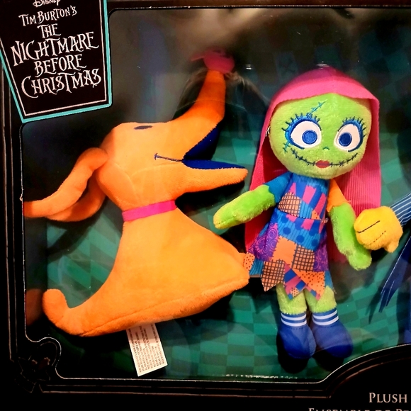 Disney Just Play Tim Burton's Nightmare Before Christmas Plush Collector Set NIB - Picture 2 of 5